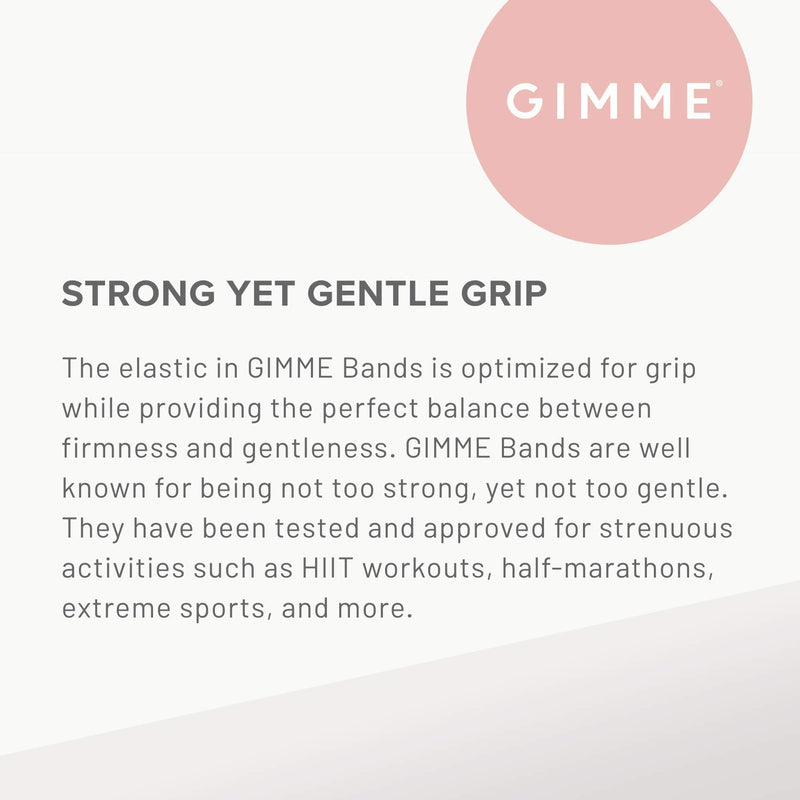[Australia] - GIMME Bands | Best Hair Ties. Additional styles, sizes, and kits available I Gentle hair bands for any hair type I No slipping or snagging. (Any Fit, Black) Any Fit Black Onyx 