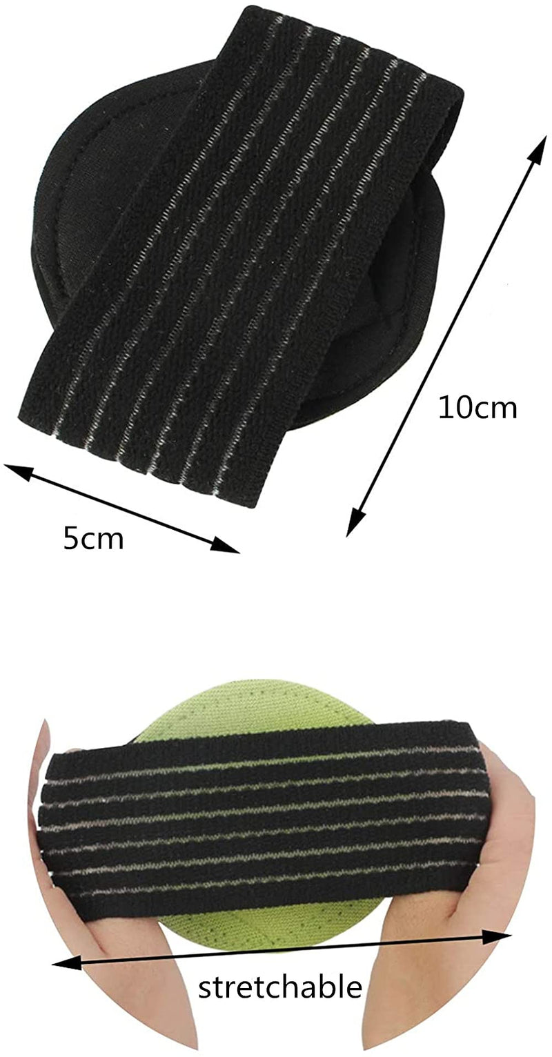 [Australia] - Voarge 2 Pairs Extra Thick Cushioned Compression Arch Support with More Padded Comfort for Plantar Fasciitis, Fallen Arches, Heel Spurs, Flat and Achy Feet Problems 