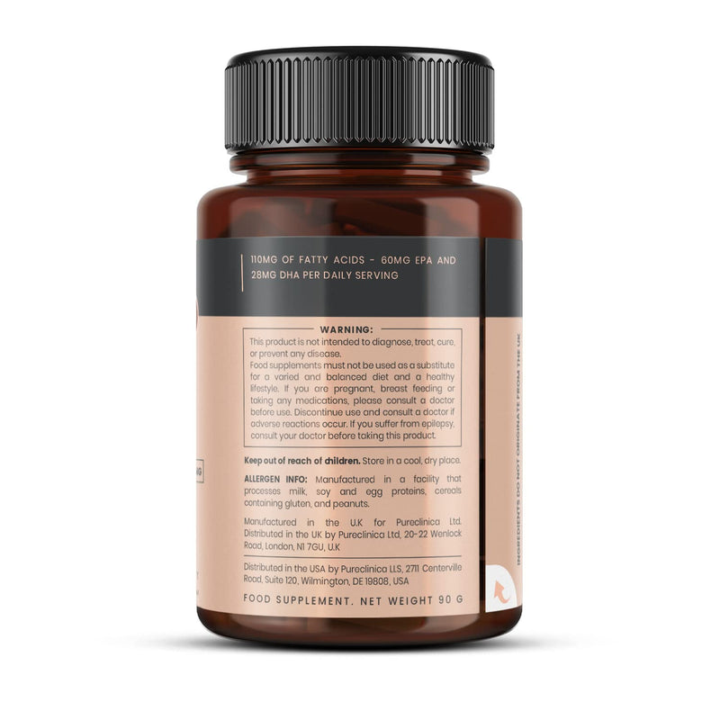 [Australia] - Ultra Pure Superba Krill Oil 500mg x 120 Capsules - sourced in the unpolluted waters of the Antarctic providing a rich supply of Astaxanthin and Omega 3 