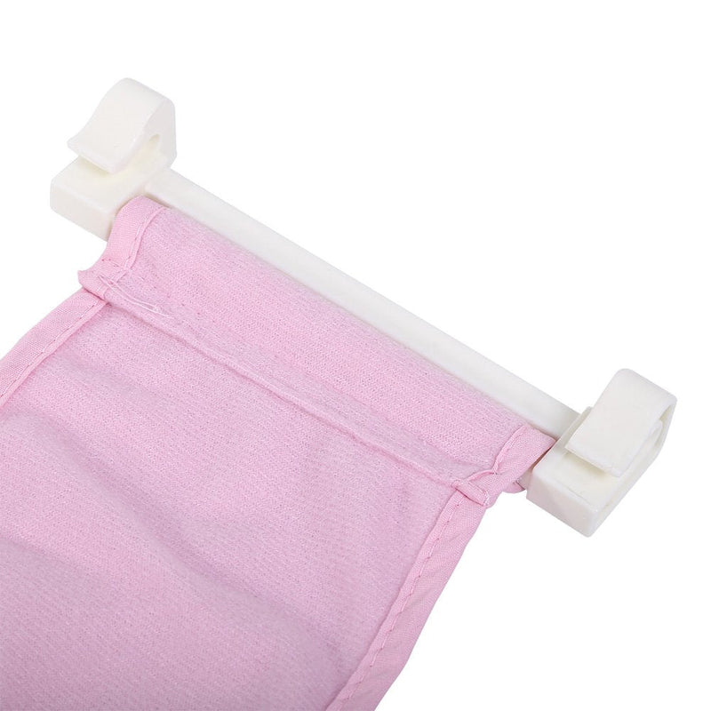 [Australia] - 2 Colors Infant Bathtub Sling Shower Seat Support Anti-Slip Net Baby Toddle Bath Seat Adjustable Cradle (Pink),Baby Bath Pink 