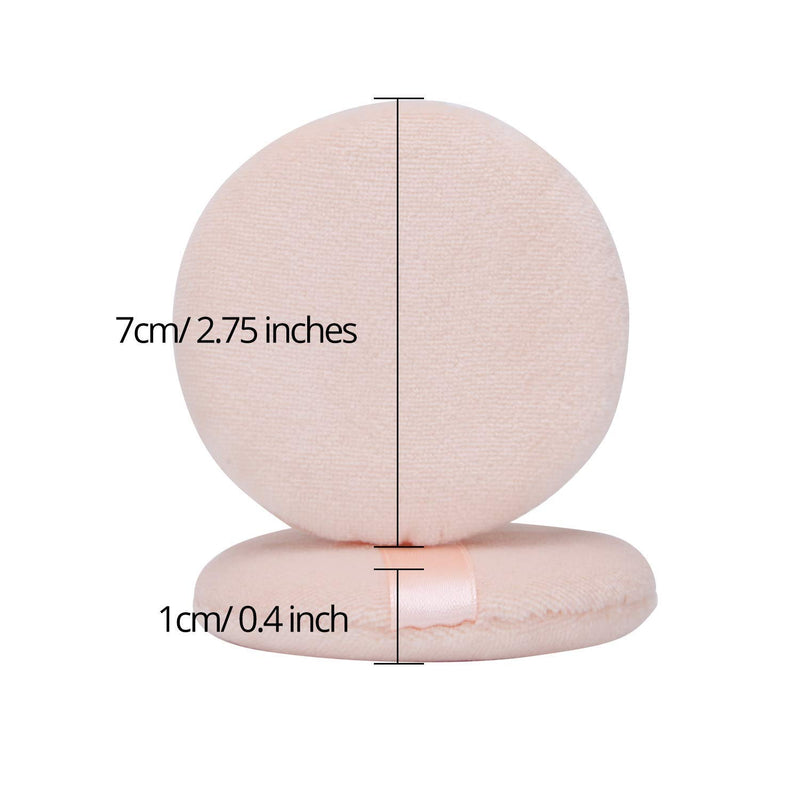 [Australia] - Onwon 4 Pieces Powser Puff Foundation Makeup Tool for Foundation Powder/Loose Powder/Face Powder/Body Powder/Powder, 2.75 Inch 