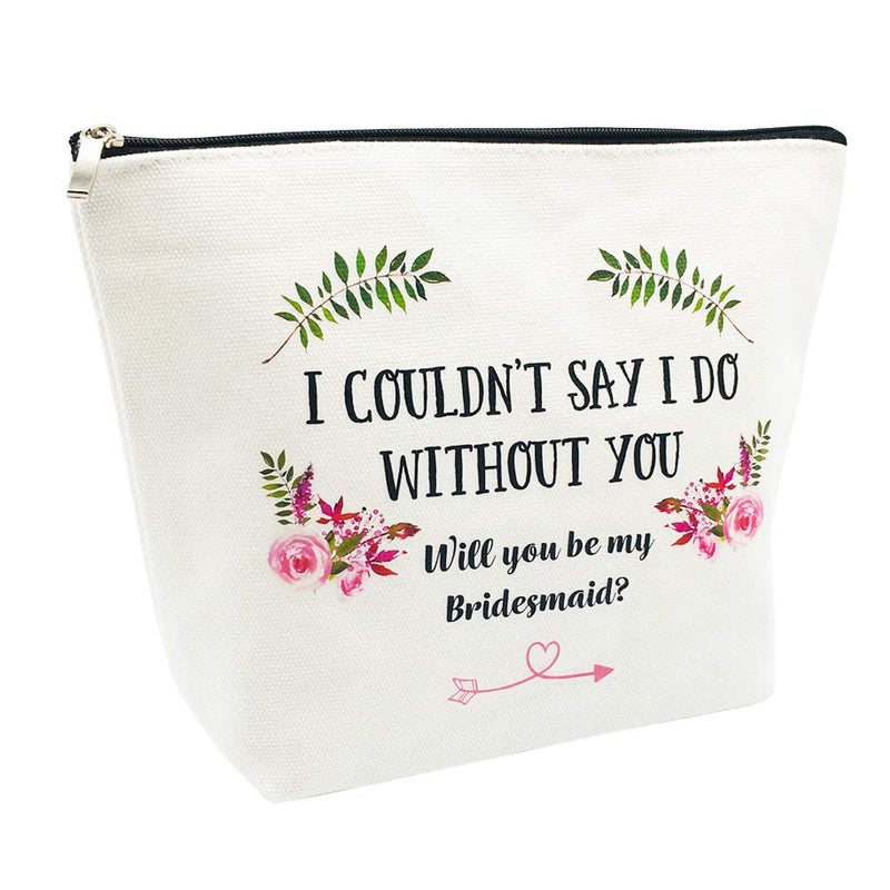 [Australia] - Bridesmaid Gifts for Wedding Bridesmaid Proposal Gifts Maid of Honor Gifts from Bride Emergency Gifts Makeup Bag Bachelorette Party Gifts 