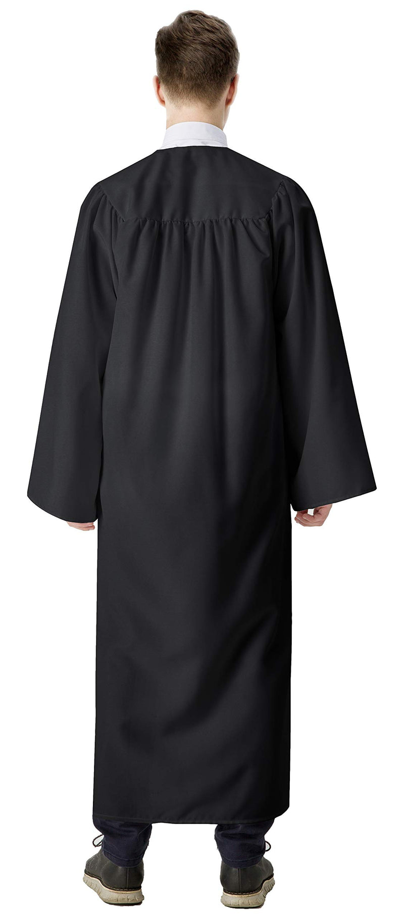 [Australia] - IvyRobes Unisex Adults Matte Choir Robes 39 Black 