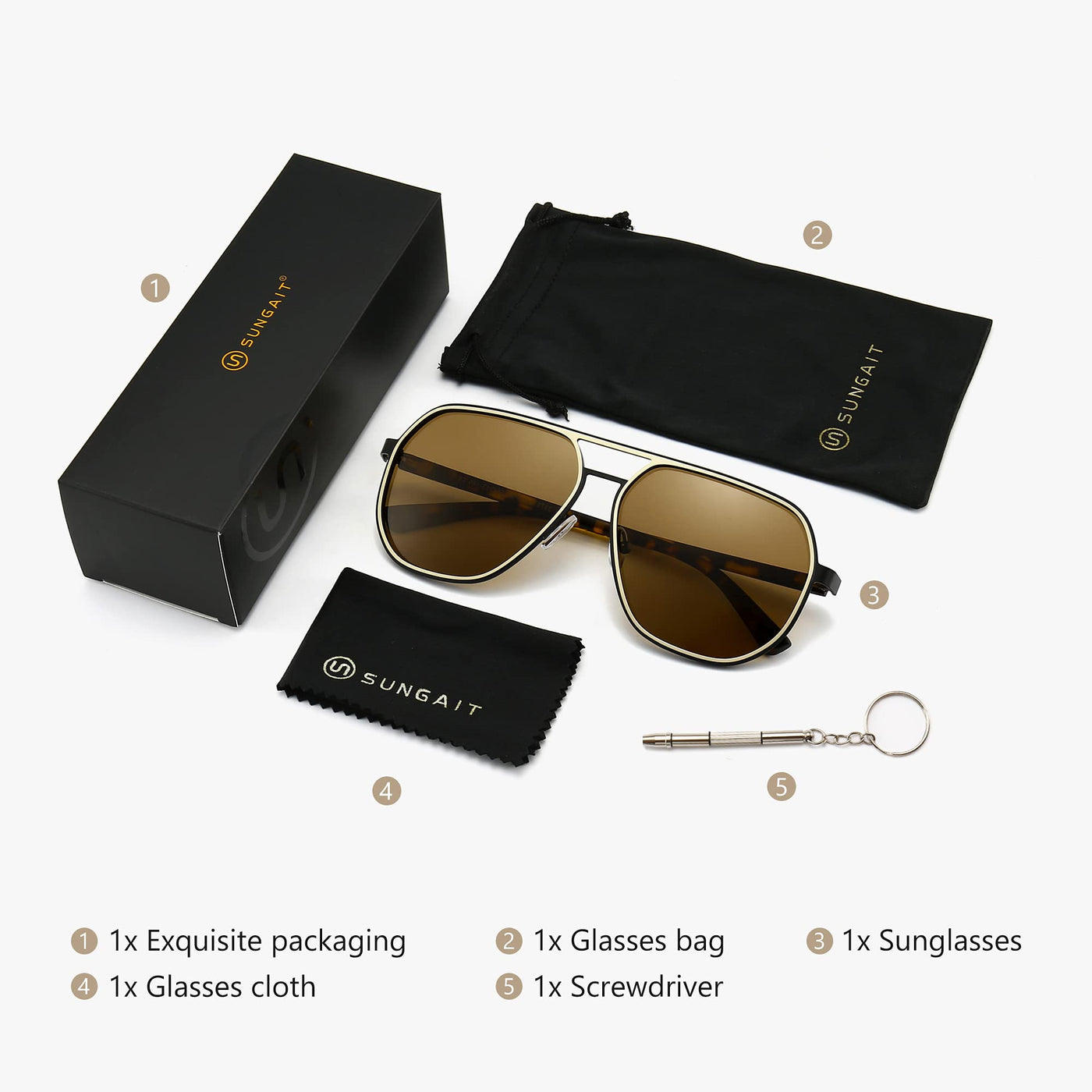 Luxury Retro Pilot Sunglasses For Unisex-Unique and Classy – UNIQUE & CLASSY