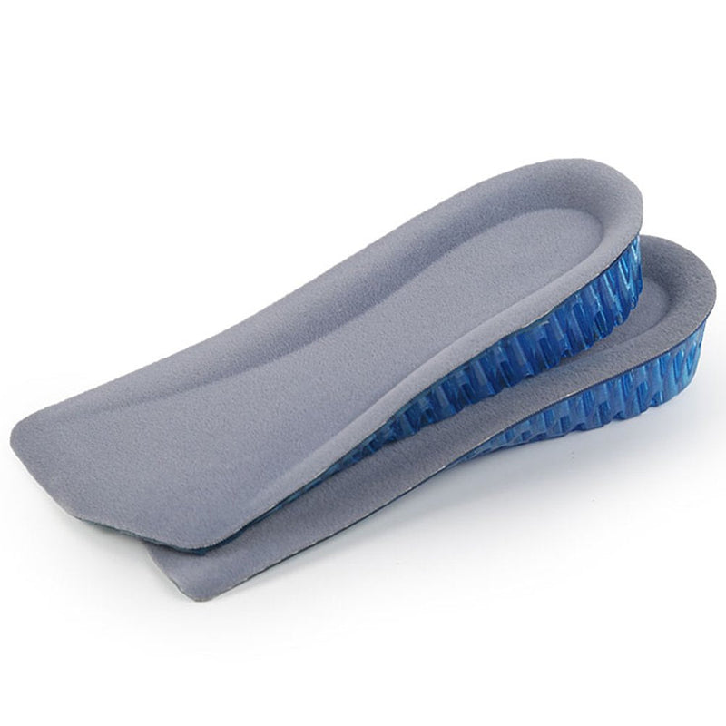 [Australia] - Healifty 3cm Heel Lift Inserts Silicone Height Increase Insole Invisible Height Increase Half Pads for Men Women (Sky Blue) 