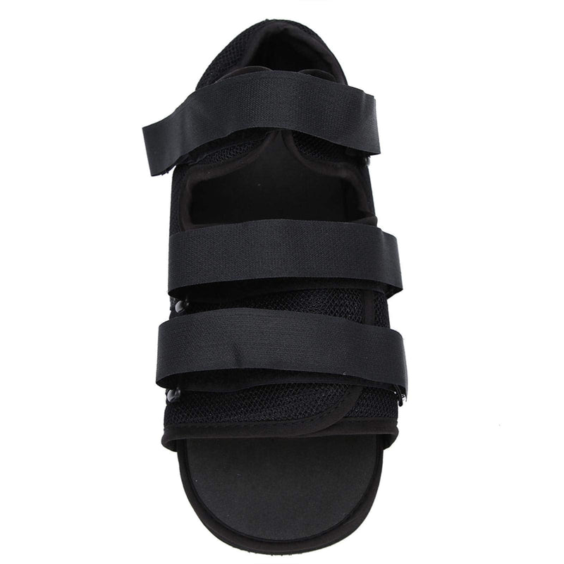 [Australia] - Post Op Shoe for Broken Toe, Ankle Leg Brace Support Foot Orthotic Corrector Plantar Splints Fastening Guard Ankle for Pain Relief and Sprain Recovery (M-Schwarz) Medium schwarz 