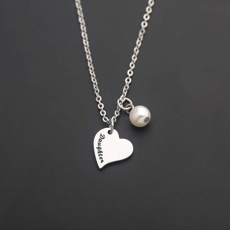 [Australia] - CHOORO Mother Daughter Heart Cutout Necklace Set of 2/3/4 Mom and Me Jewelry mother 3 daughters N 