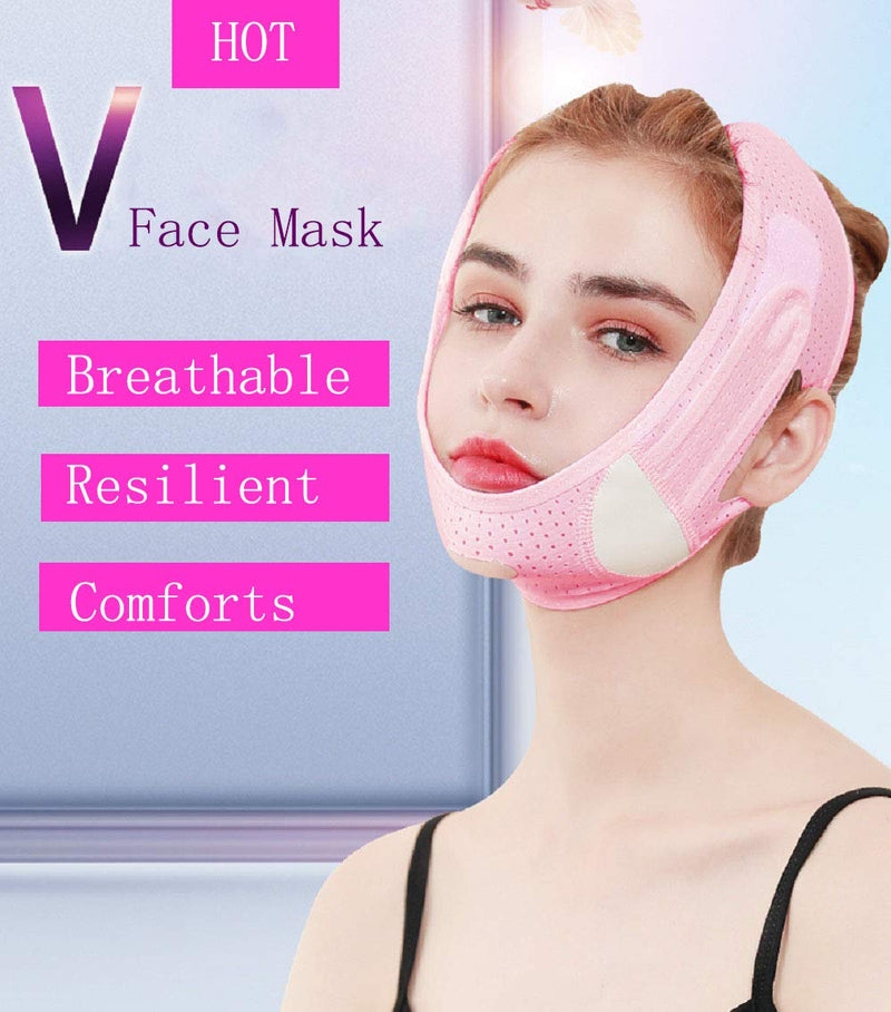 [Australia] - V Line Face Lift foomen Er Wliminates Sagging Skin Lifting Firming Anti Aging, Face Shaper Band Eliminates Wrinkles Sagging Anti-aging Painless Firming Mask for Women 