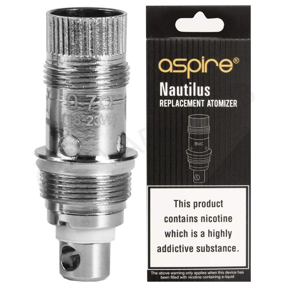 [Australia] - Aspire Nautilus Coil 0.7Ω Works With Nautilus Nautilus Mini Nautilus 2 Nautilus 2S Tank Premium Zelos Zelos 2.0 Nautilus AIO Kit Pack of 5 No Nicotine 