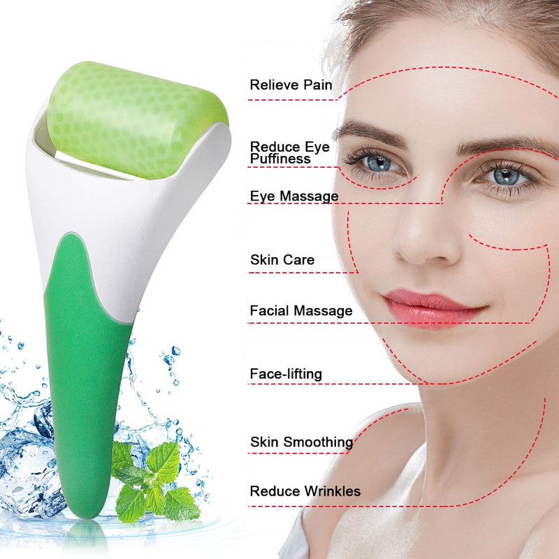 [Australia] - MARZAHAR Ice Roller for Face & Eye Puffiness Relief, Cold Gel Ice Face Roller Massager, Facial Ice Roller Skin Care Product Anti Wrinkle Headaches Relief 