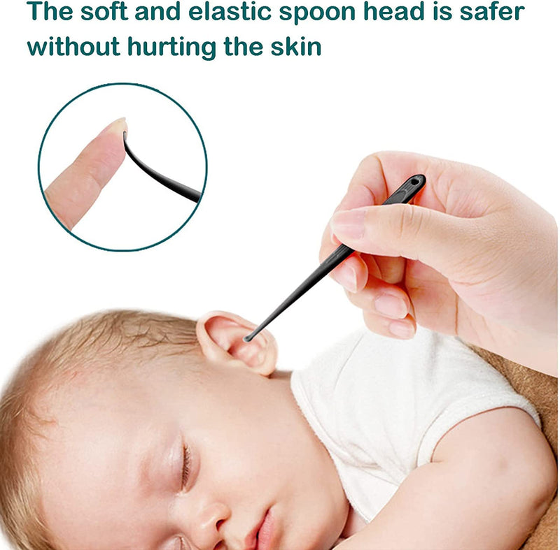 [Australia] - Ear Pick Ear Curette Earwax Pick Removal Tool Kit 8 Pcs, Stainless Steel Ear Hygiene Care Sets with Storage Box 