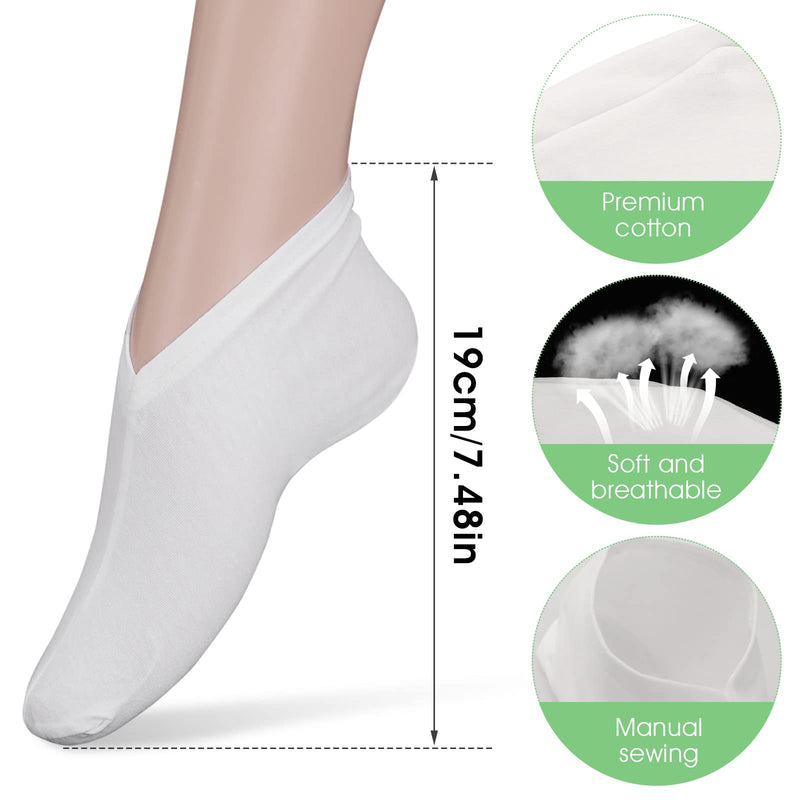 [Australia] - Sibba 5 Pairs Moisturizing Socks Overnight, Cosmetic Moisturizing Socks for Women and Men, Lotion Moisturizing Socks Spa Overnight Absorbing for Dry Cracked Feet 