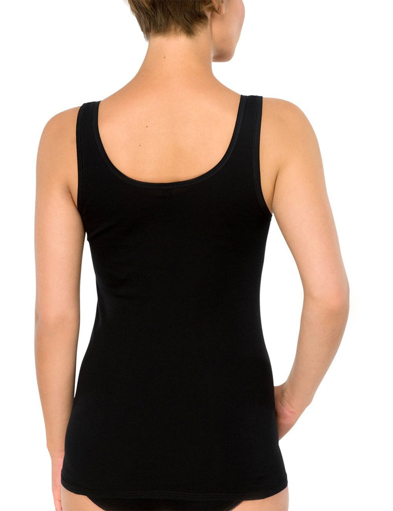 [Australia] - Schiesser Women's Trägertop (2er Pack) Thermal Top, Noir (Schwarz 000), 18 (XXL) 
