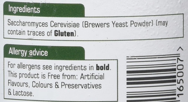 [Australia] - Natures Aid Brewers Yeast, 300 mg, 500 Tablets (Natural Source of B-Vitamins, Amino Acids, Minerals and Trace Elements, Vegan Society Approved, Made in the UK) 