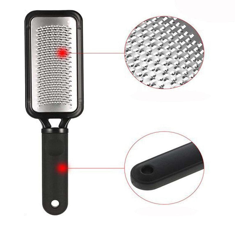 [Australia] - Foot Rasp Hard Skin Remover, Dead Skin Remover for Feet, Pedicure Foot File Make Foot Beauty Extra Smooth, Foot Scrub Foot Exfoliator for Corn Removal, Feet Care Callous Removers for Feet (1 Black) 1 Black 