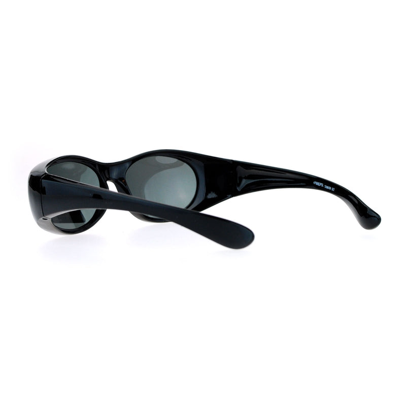 [Australia] - Kid's Polarized Fitover Sunglasses Over the Glasses Shades for Boys Girls Black 