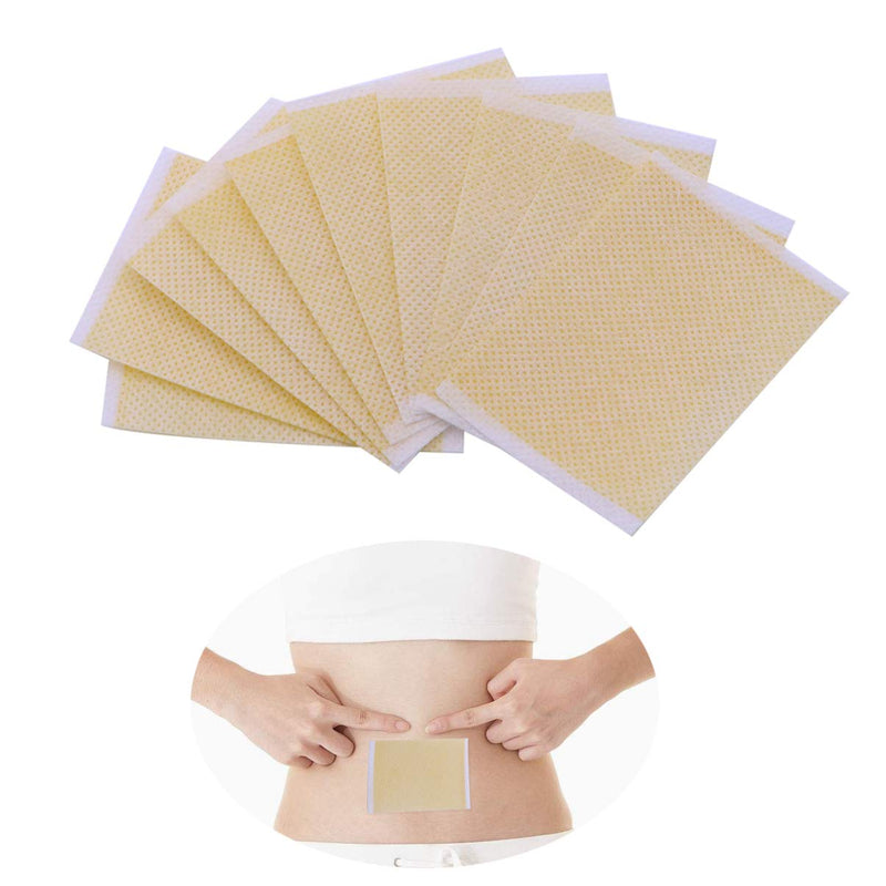 [Australia] - SUPVOX Slimming Patches Adhesive Navel Stick Fat Burning Lose Weight Slim Trim Patches Keeping Fit 50PCS (Yellow) 