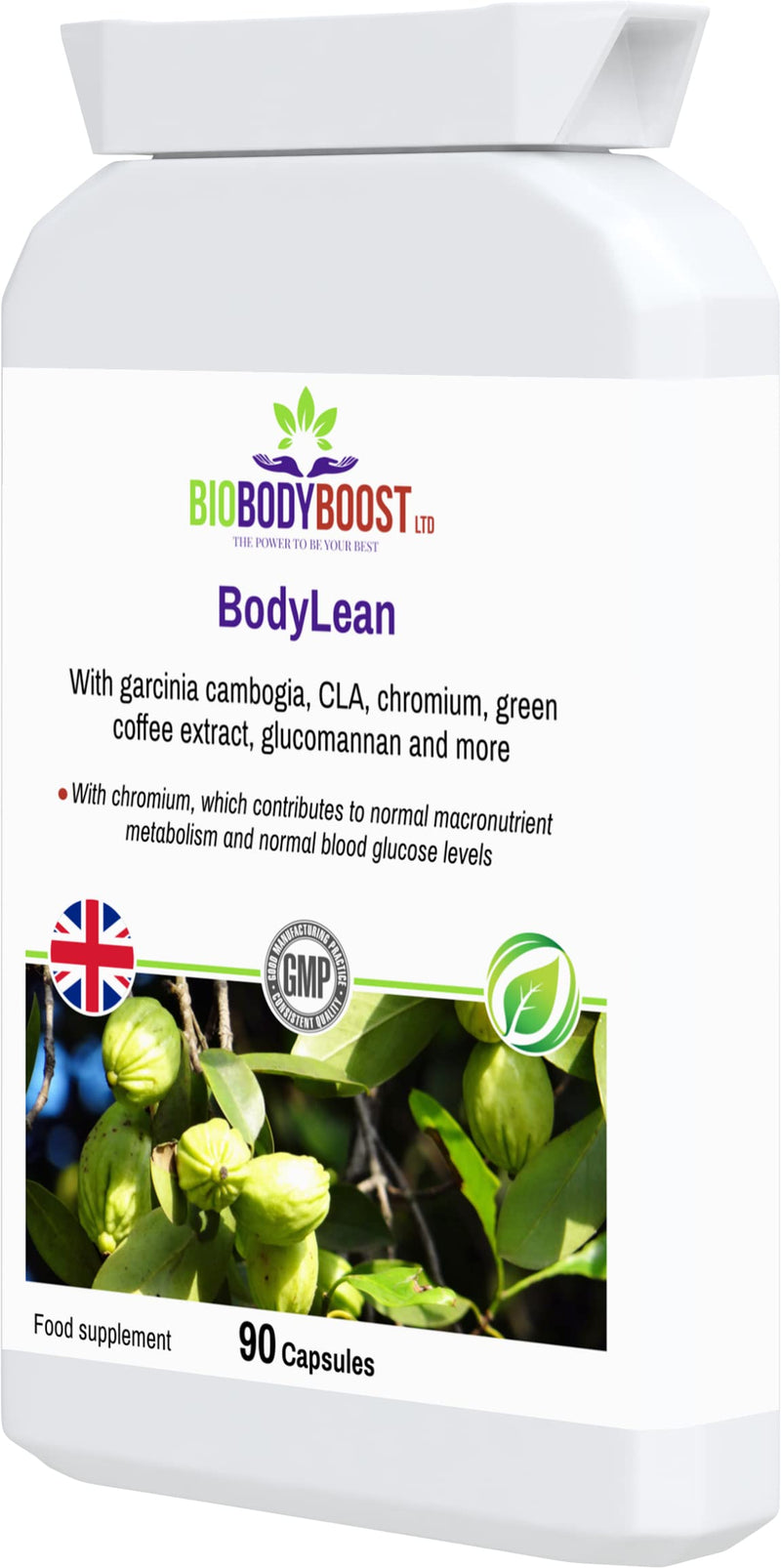 [Australia] - BodyLean | Garcinia Cambogia, CLA, Chromium, Green Coffee Extract, Glucomannan and More | Normal Macronutrient Metabolism, Normal Blood Sugar Levels | 90 Vegetarian Capsules 