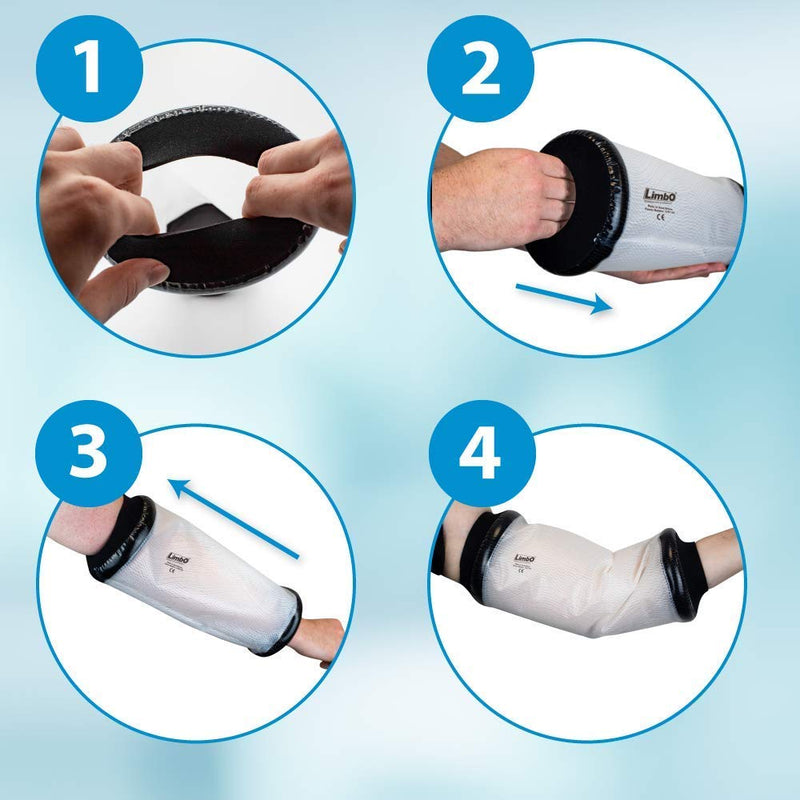 [Australia] - LimbO Waterproof Cast and Dressing Protector - PICC Line Cover M65, 25 to 29 cm Upper Arm Circumference M65: 26-29 cm Upper Arm Circ. 