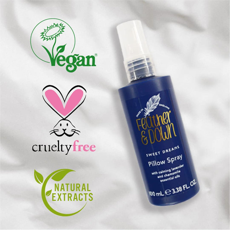 [Australia] - Feather & Down Sweet Dream Pillow Spray (100ml) - With Calming Lavender & Chamomile Essential Oils. Encouraging Calm, Tranquility & a Restful Night's Sleep. 
