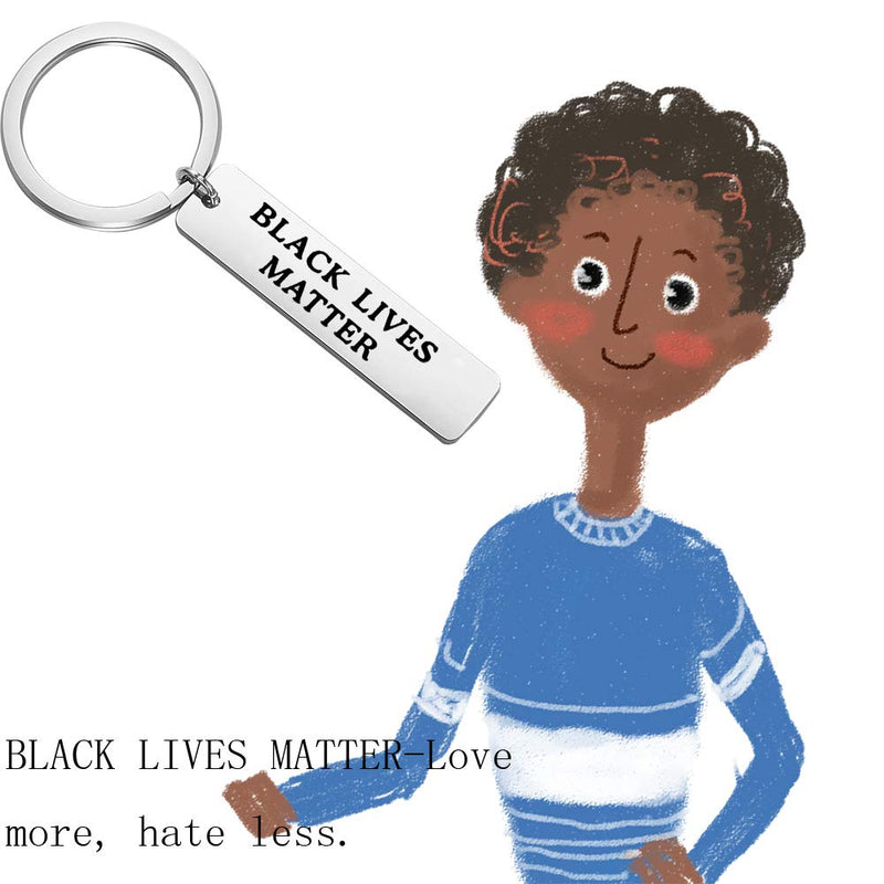[Australia] - Black Lives Matter Keychain Activist Keyring Resistance Jewelry 