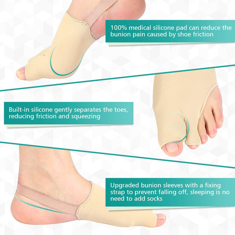 [Australia] - Big Toe Separator Bunion Corrector Bunion Relief Bunion Splint Improved Thumb valgus orthosis Silicone valgus orthosis for Hallux Valgus 