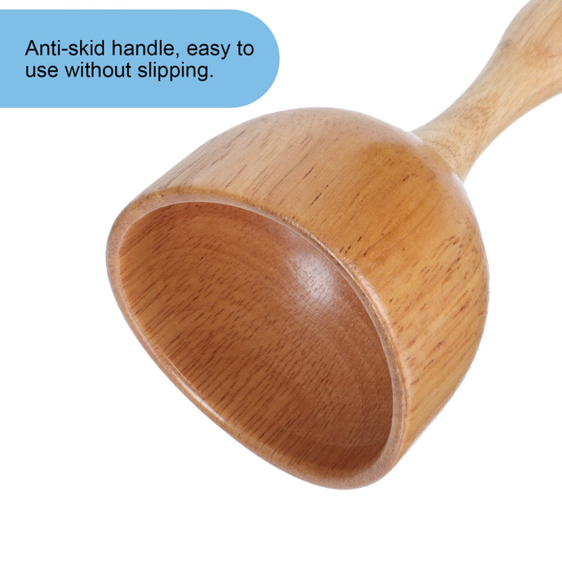 [Australia] - FOMIYES Wooden Handheld Massage Cup Wooden Swedish Cup Anti- Cellulite Lymphatic Drainage Massage Tool Maderotherapy Wood Therapy Trigger Point Release for Men Women 