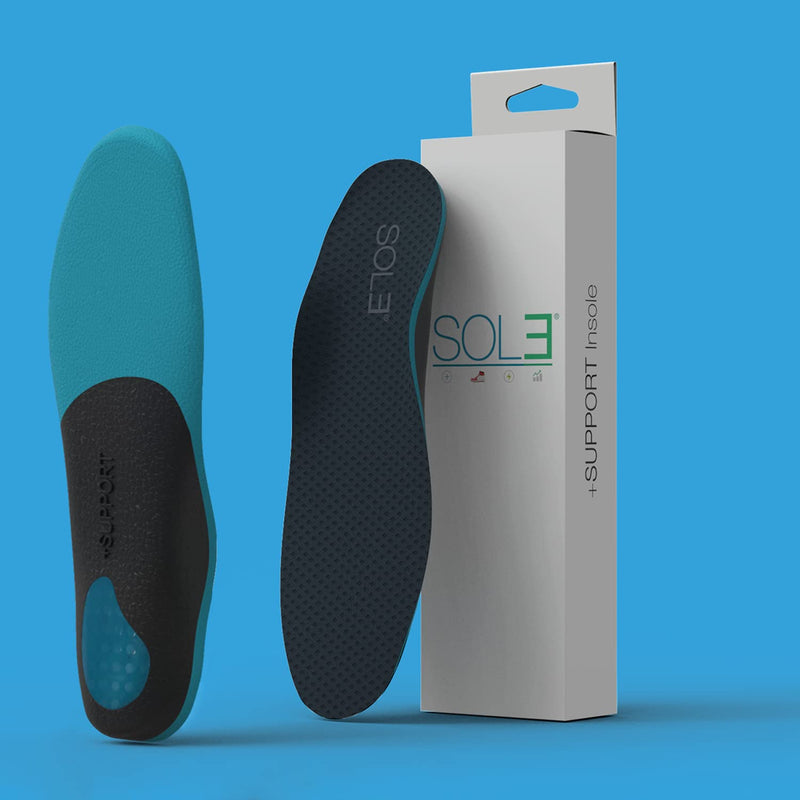 [Australia] - All-New +Support Orthotic Insoles for Men - Plantar Fasciitis Flat Feet Pronation Arch Support Pain Relief Shock-Absorb Shoe Inserts (9-10.5) 9-10.5 