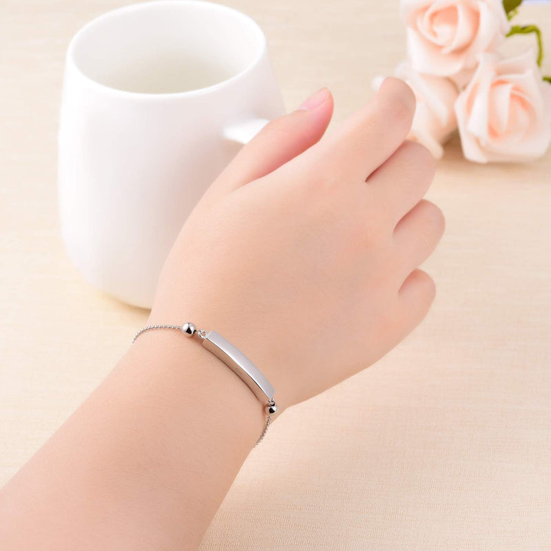[Australia] - Jinlou 925 Sterling Silver Urn Bracelet for Ashes Memorial Loved Ones Cremation Bangle ash Jewelry 