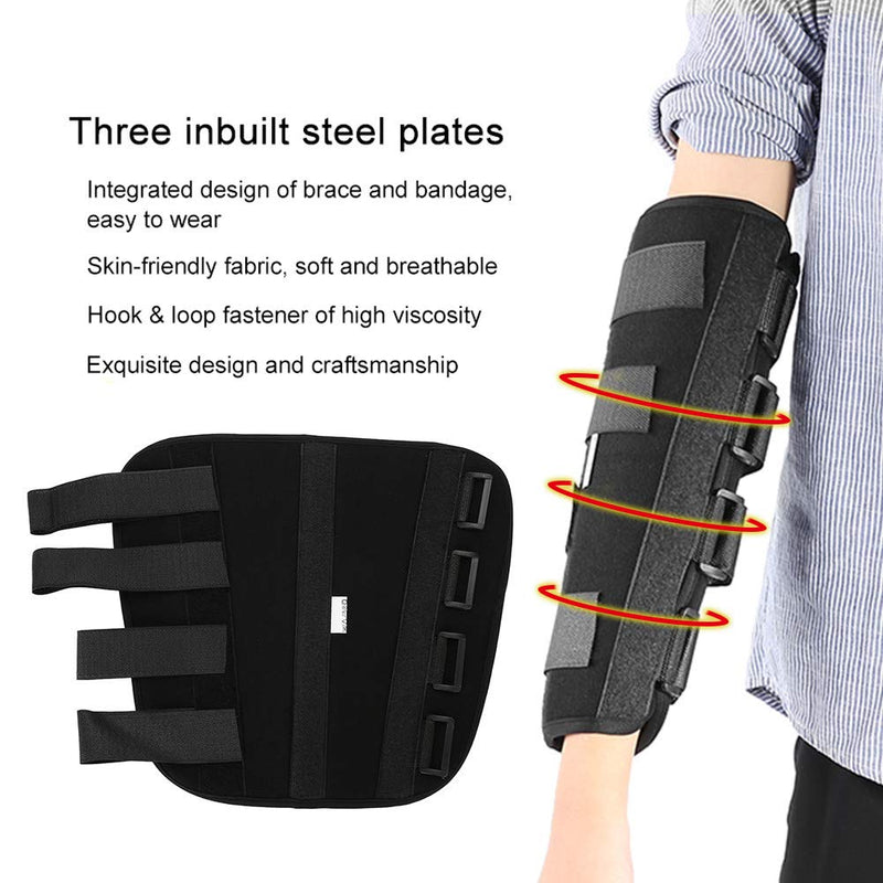 [Australia] - Elbow Support, Premium Adult Elbow Immobilizer Stabilizer Support Brace Available in three sizes | Adjustable Elbow Brace(M) M 