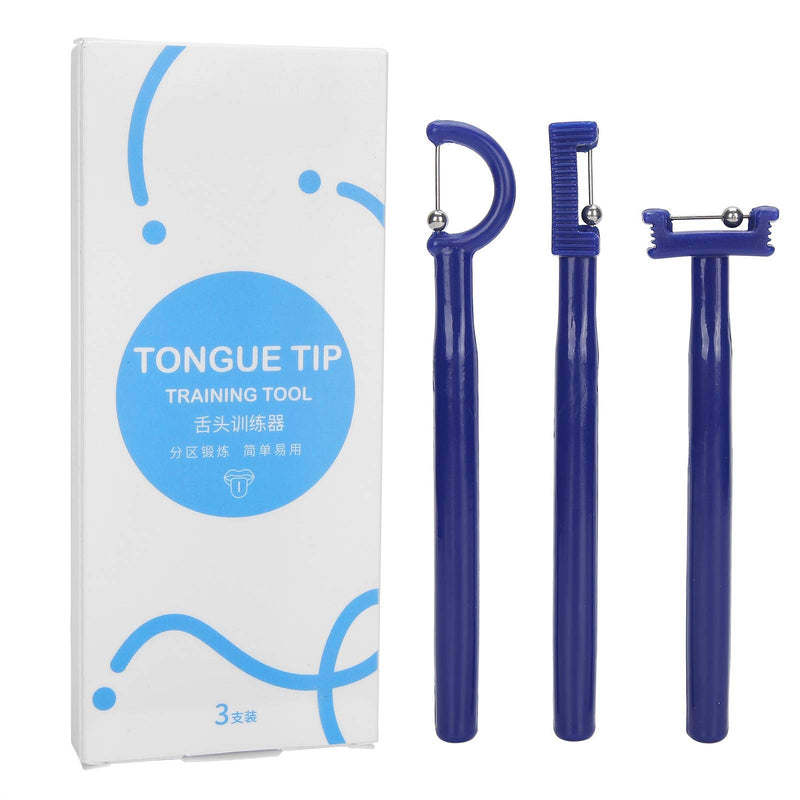 [Australia] - Tongue Exercise,ANGGREK 3pcs Tongue Tip Exercise Tool Tongue Tip Lateralization Lifting Oral Muscle Training Set 