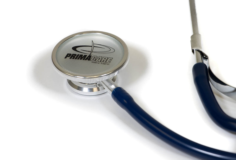 [Australia] - Primacare DS-9290-BL Adult Size 22 Inch Stethoscope for Diagnostics and Screening Instruments, Lightweight and Aluminum Double Head Flexible Stethoscope, Blue 
