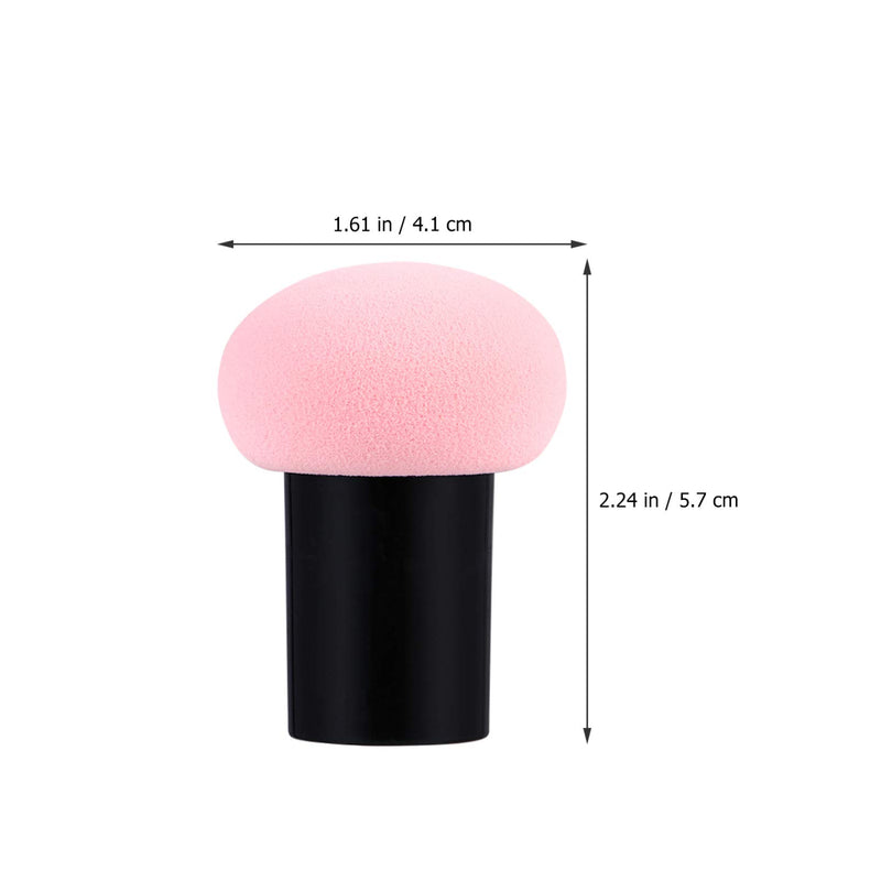 [Australia] - Lurrose 5pcs Foundation Sponge Powder Puff Mushroom Head Dry Wet Dual-use Cosmetic Sponge Face Puffs BB Cream Air Cushion Makeup Tools(Random Color) 