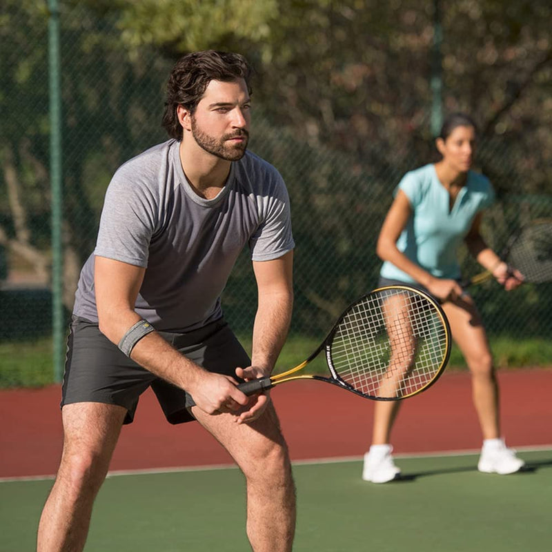 [Australia] - Bracoo Tennis-Golfer Elbow Strap, Quality Compression EVA Pad for Tendonitis, Muscle Strain Relief, EP40, One Size,Gray 