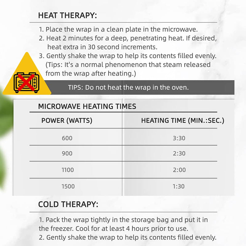 [Australia] - Aroma Season Heated Neck Warmer for Pain Microwave Neck and Shoulder Heat Pad Heated Neck Wrap Neck Pain and Arthritis Relief (Grey) Grey 