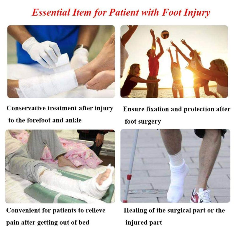 [Australia] - Post Op Shoe Broken Toe Open Walking Shoe Lightweight Surgical Foot Protection Cast Boot Adjustable Straps for Ankle Injures Support Bunion Hammertoe Post Surgery Brace Foot Fracture Orthopedic Shoe M ( Womens Size 10-11 / Mens size 8.5-10 ) 
