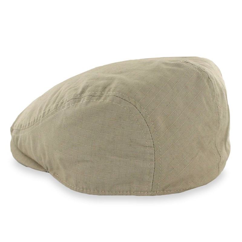 [Australia] - Belfry Flat Cap Lightweight Cotton Ripstop Ivy Pub in 4 Colors Small Tan 