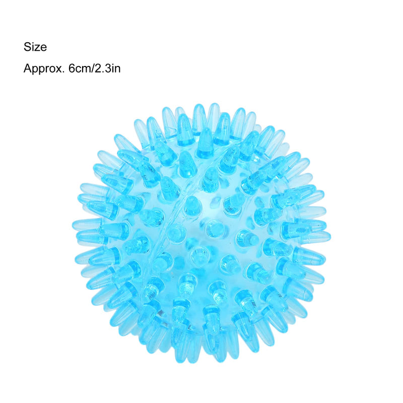 [Australia] - Spiky Ball, Soft Transparent Massage Ball Spiky Ball Hollow Strength Recovery Exercise Stress Relief Massage Ball for Hand Wrist, Foot, Back, Muscles(6CM) 6CM 