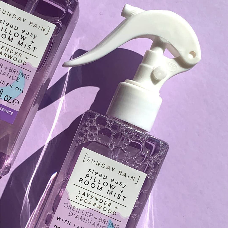 [Australia] - Sunday Rain Sleep Easy Luxury Relaxing Soothing Pillow and Room Mist Spray, Vegan and Cruelty-Free, Lavender and Cedarwood, 200ml 