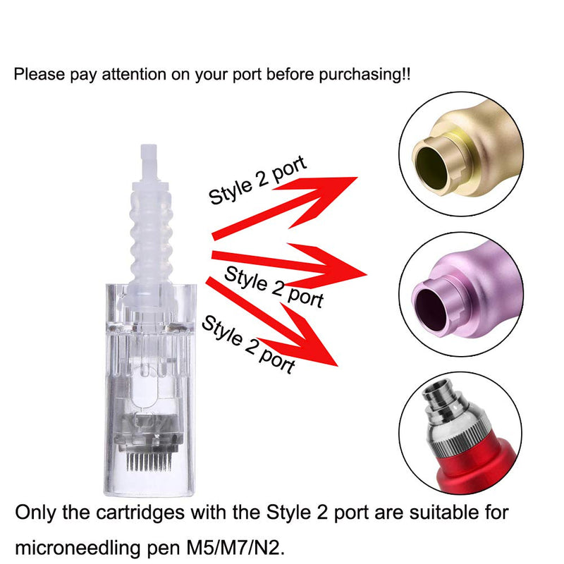 [Australia] - PIPM Ultima N2/M5/M7/A6 Pen Cartridges Disposable Needles Replacement Cartridges Parts 36 Pins 10PCS 0.25mm 