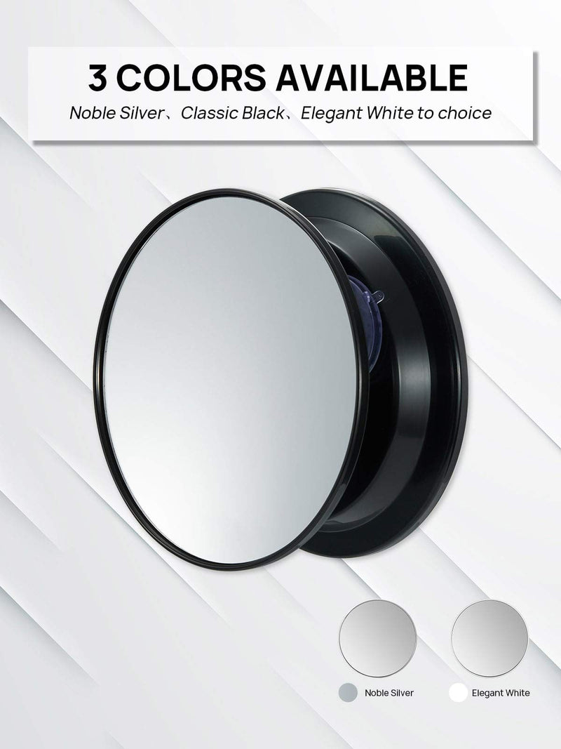 [Australia] - OMIRO Bathroom Mirror, 6 Inch 20X Magnifying Makeup Mirror (Black) Black 