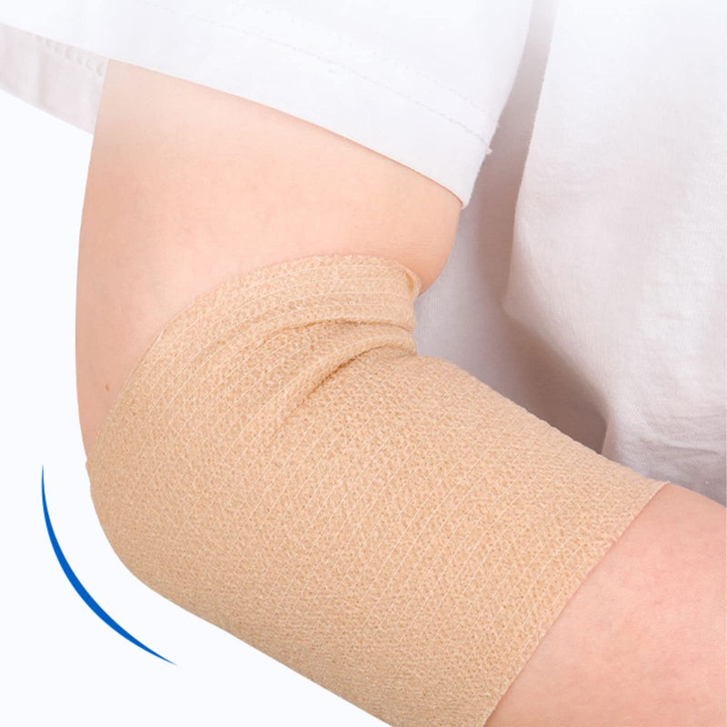 [Australia] - 24 Pack Breathable Self Adherent Wrap, Athletic Elastic Non Woven Cohesive Bandage – for Sports, First Aid Medical, Wrist, Ankle Sprains, Swelling and Vet Wrap 2 Inch 5 Yards (Rainbow Color). 
