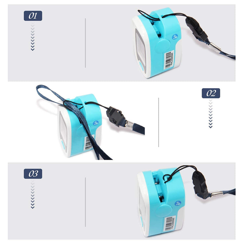[Australia] - CONTEC CMS50NA Pulse Oximeter SpO2 and PR Value Waveform Blood Oxygen Neck/Wrist Corda 