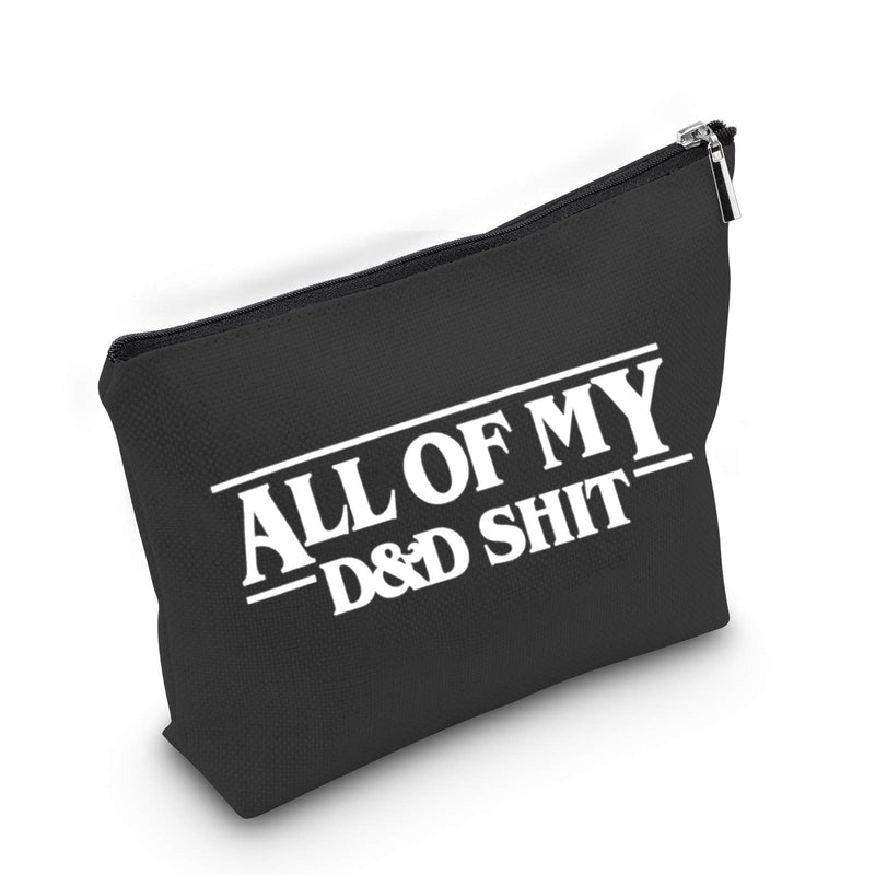 [Australia] - Dungeons And Dragons Dice Pouch All Of My D&D Stuff D and D Accessory Pouch Bag (D&D SHIT BAG) D&D SHIT BAG 