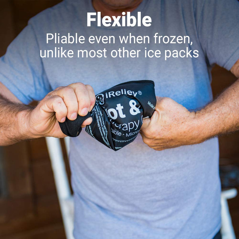 [Australia] - Ice Pack for Hot & Cold Therapy Gel Pack - Hot & Cold Relief, Reusable, Freezable & Microwaveable, Pain & Muscle Soreness, Arm, Leg, Knee, Shoulder, Back Pain Relief, Compression Pack & Strap Small (Pack of 1) 