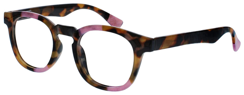 [Australia] - Opulize Ava 2 Pack Brown Tortoiseshell Pink Distance Glasses Short Sighted Myopia Womens Ladies MM62-4 -2.00 