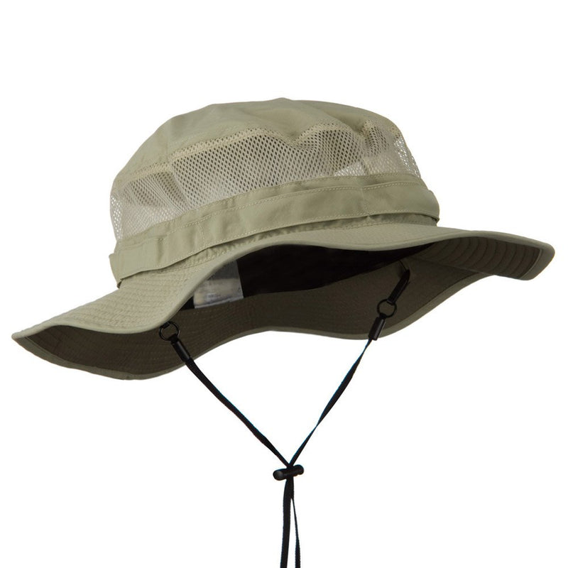 [Australia] - e4Hats.com Big Size Taslon UV Bucket Hat X-Large-XX-Large Khaki 