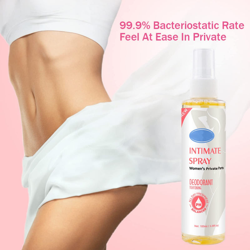 [Australia] - 100ml Intimate Spray, Feminine Deodorant Spray, Portable Herbal Extracts Feminine Private Parts Cleaning Deodorant Spray 