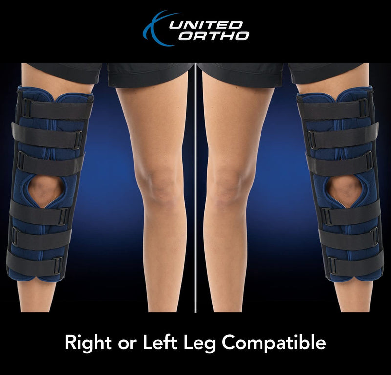 [Australia] - United Ortho 61016 3-Panel Knee Immobilizer, 16" 16" Navy 