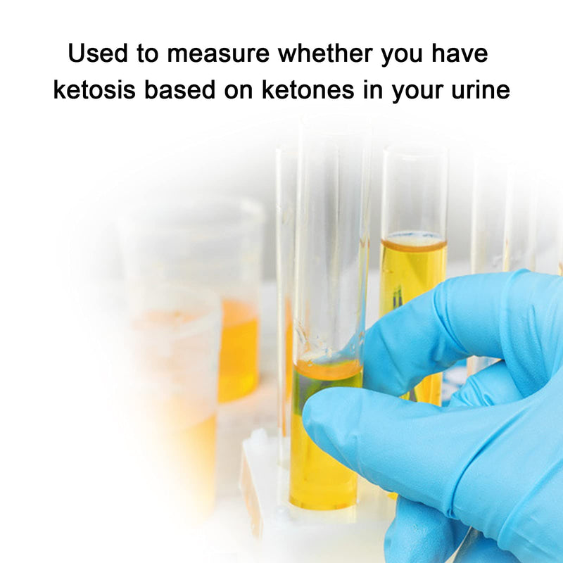 [Australia] - Ketone Urine Test Strips, Ketone Test Paper, 100 Strips Urine Ketone Test Strips, Accurate Ketones Level Measure Monitor Test Strip 